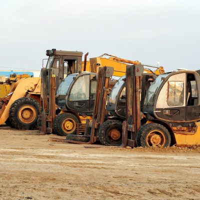 Heavy duty construction earth moving glass